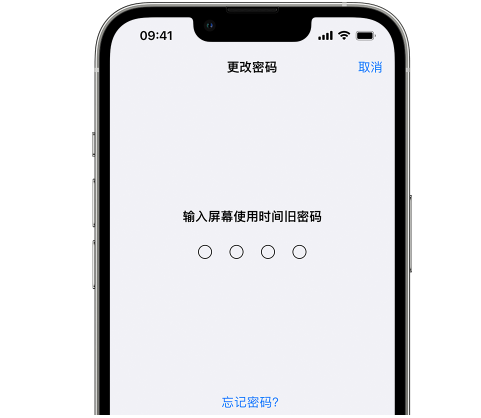 普兰店iPhone屏幕维修分享iPhone屏幕使用时间密码忘记了怎么办 