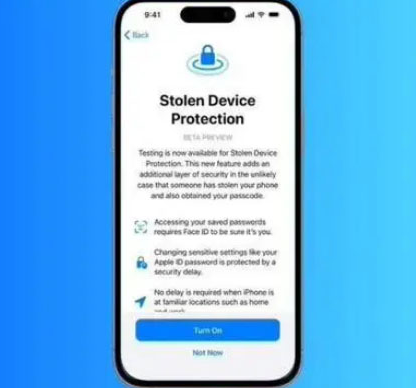 普兰店苹果授权维修店分享被盗设备保护功能开启方法 