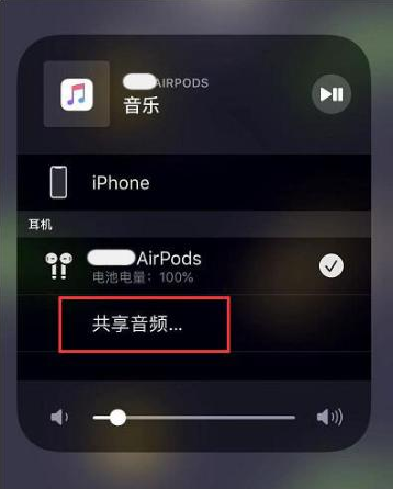 普兰店苹果14音频维修点分享iPhone14音频共享设置方法 