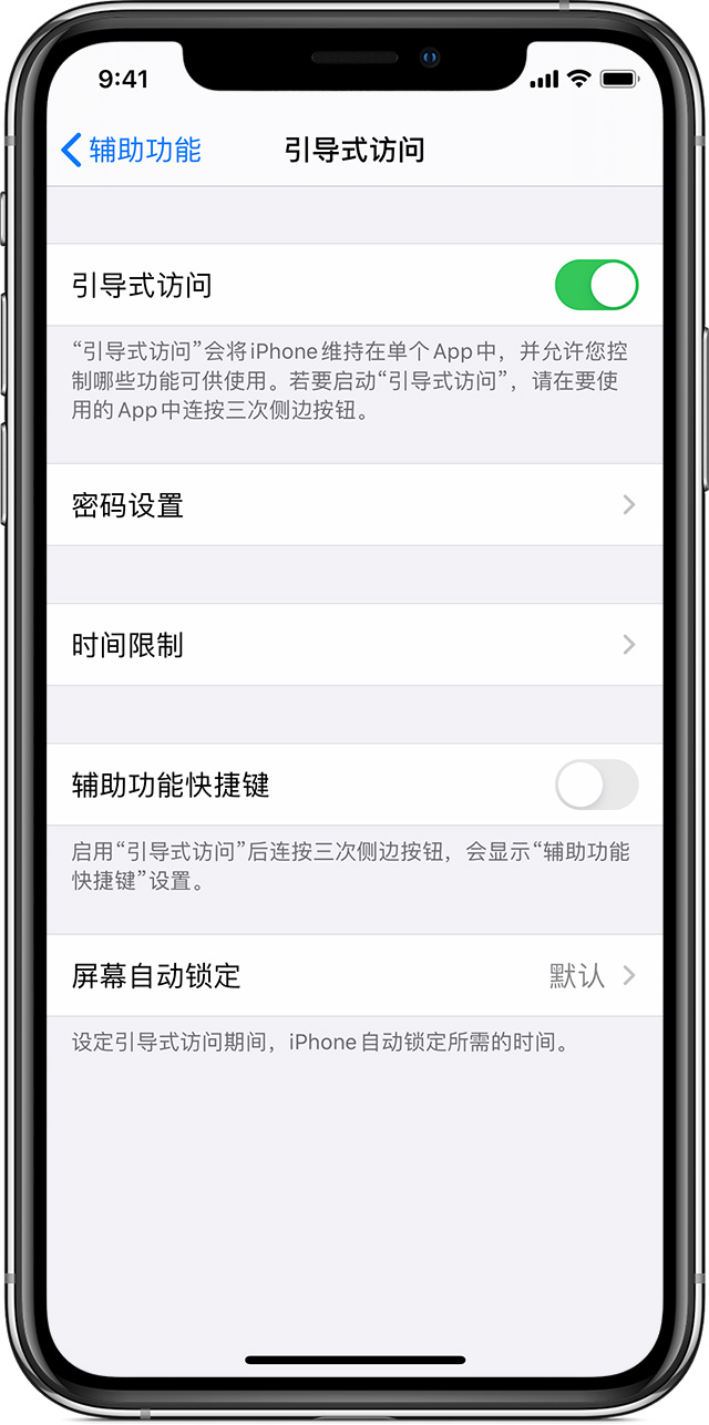 普兰店苹果手机维修分享如何在 iPhone 上退出引导式访问 