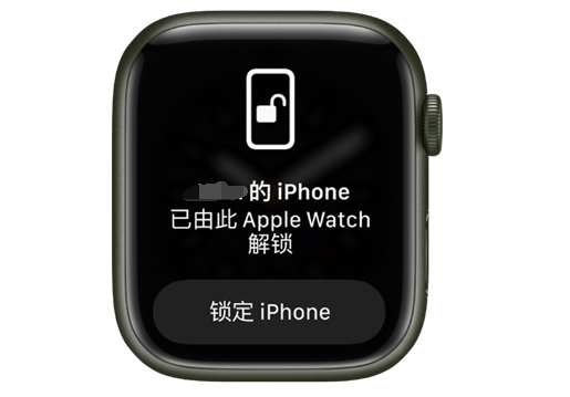 普兰店苹果手机维修分享用 AppleWatch 解锁配备面容 ID 的 iPhone方法 