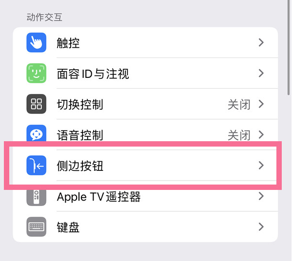 普兰店苹果14维修店分享iPhone14 Plus侧键双击下载功能关闭方法 