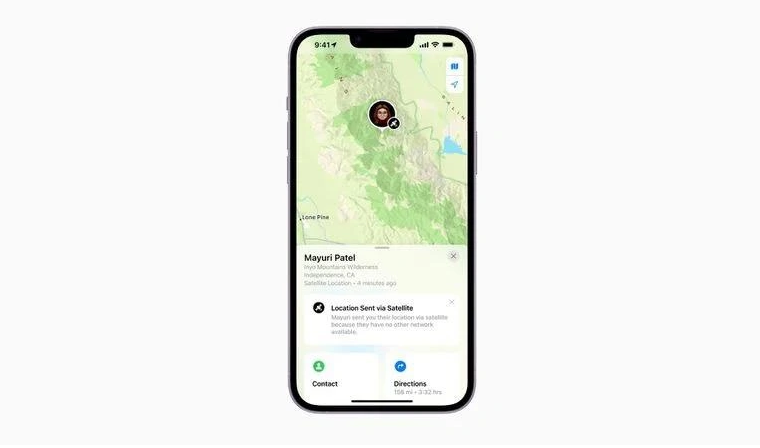 普兰店苹果14维修分享iPhone14系列中 FindMy功能通过卫星分享位置方法教程 